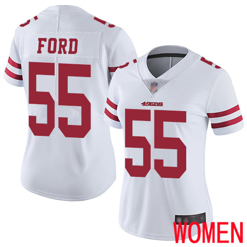 San Francisco 49ers Limited White Women Dee Ford Road NFL Jersey #55 Vapor Untouchable->youth nfl jersey->Youth Jersey
